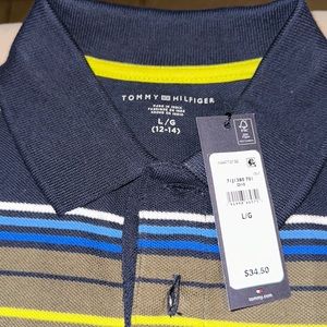 NWT Tommy Hilfiger boys shirt sz L(12/14)